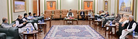 Islamabad 17.08.2026: Speaker National Assembly Sardar Ayaz Sadiq chairing the meeting of Business Advisory Committee at Parliament House.